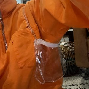 Brand new clear bag, never worn, perfect for sports games!